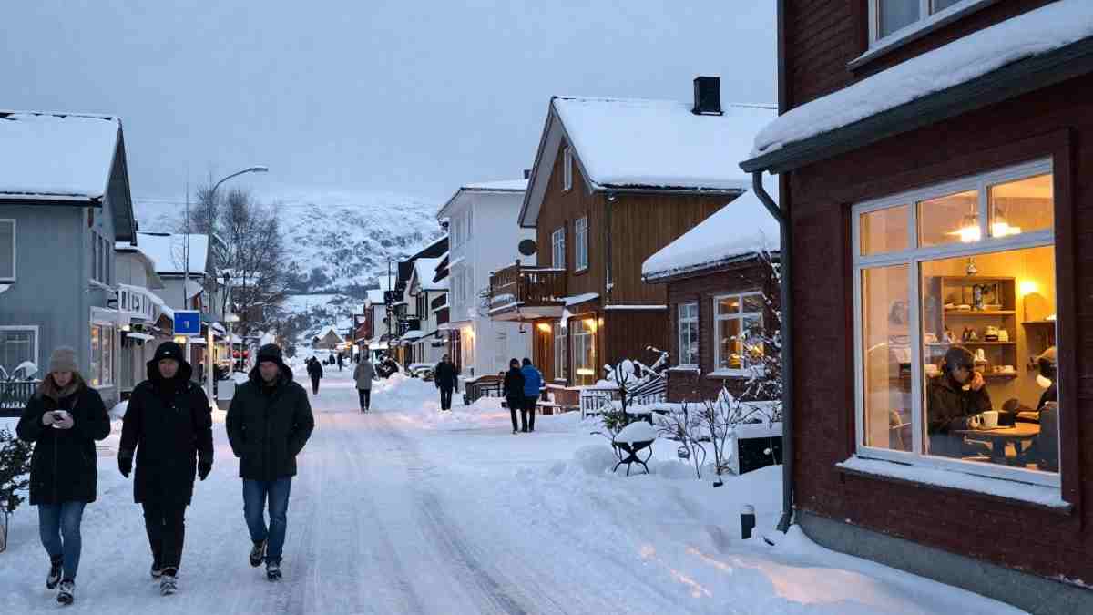 De gevolgen van de lange winterperiode voor het dagelijks leven in Noorwegen.