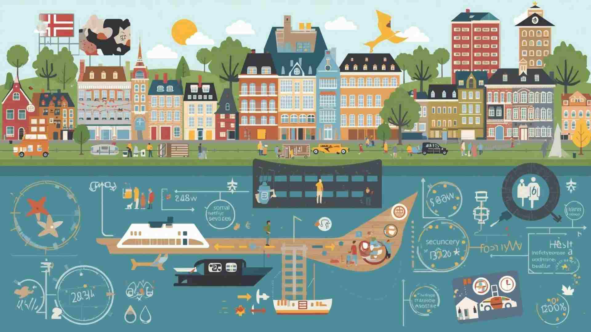 Deze principes zijn belangrijke elementen die de sociale transformaties in Denemarken vormgeven.