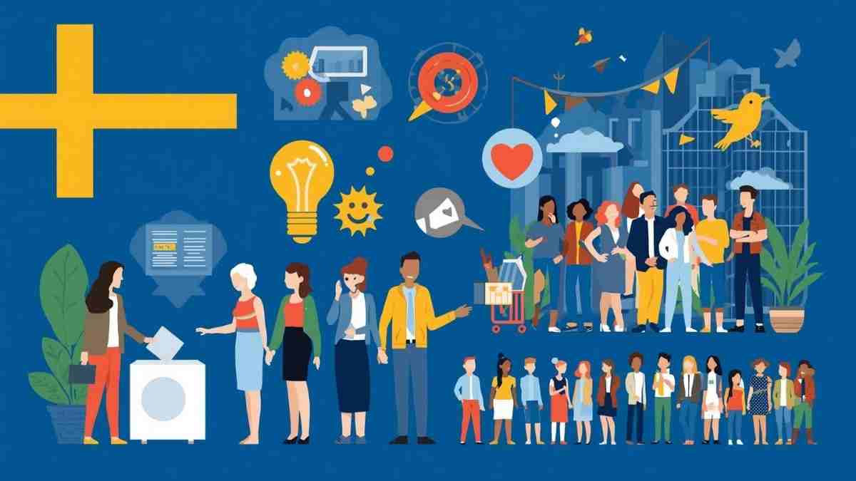 Maatschappelijke participatie wordt aangemoedigd en diversiteit wordt gewaardeerd op gebieden als gendergelijkheid, milieubescherming en mensenrechten.