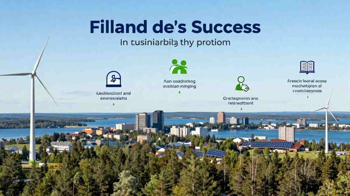 Duurzaam transport- en energiebeleid maken ook deel uit van het Finse milieuvriendelijke beleid.