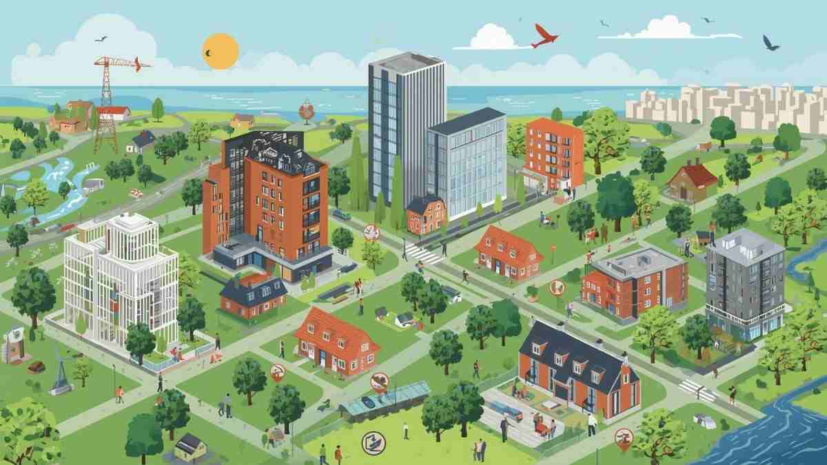 Dit beleid ondersteunt de evenwichtige en planmatige groei van steden en streeft naar sociale rechtvaardigheid.