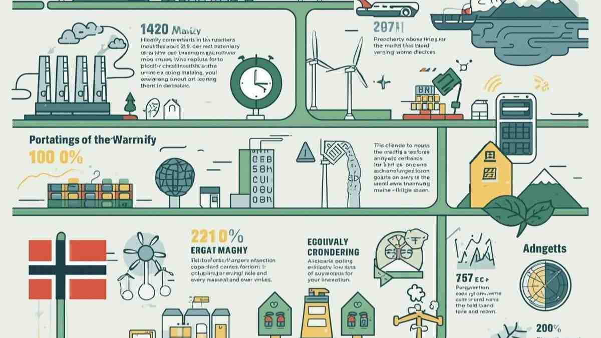 Dankzij deze investeringen beschikt Noorwegen niet alleen over een milieuvriendelijk energieproductiesysteem, maar bereikt het ook energieonafhankelijkheid.