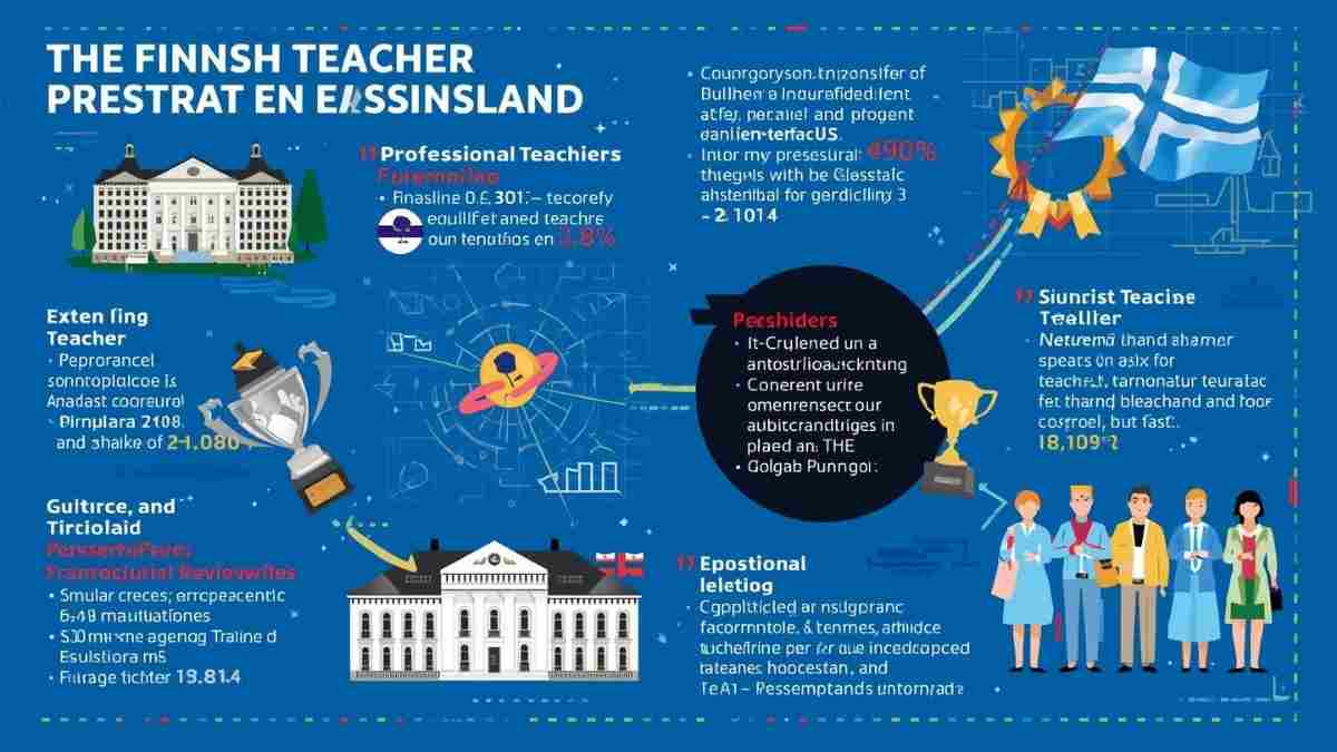 Het land wordt wereldwijd beschouwd als een voorbeeld voor zijn succesvolle lerarenopleiding.