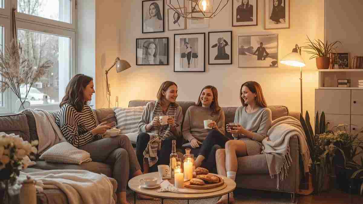 Huizen ingericht met eenvoudige, natuurlijke materialen, diners bij kaarslicht, warme drankjes en intieme gesprekken zijn elementen die de Deense opvatting van hygge weerspiegelen.