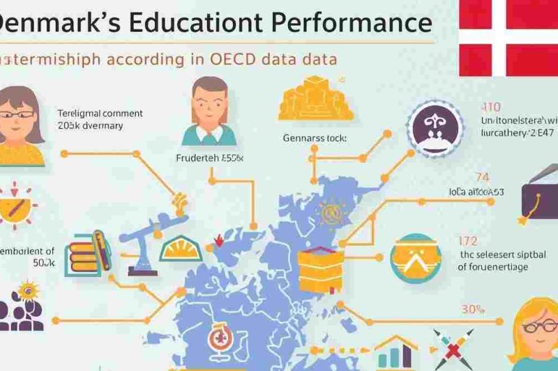 Volgens gegevens van de OESO de onderwijsprestaties van Denemarken